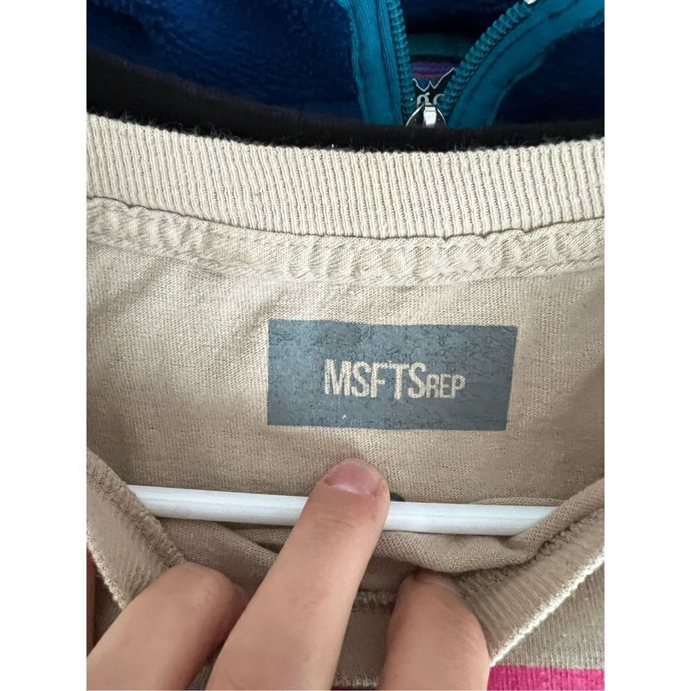 SYRE A Beatiful Confession Jaden Smith MSFTSrep light brown t-shirt S - Picture 3 of 3